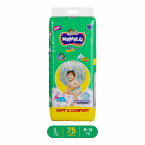 Navilo Criss Cross Diamond Soft & Comfort Baby Diaper Pants, 75 Pant Style Diapers