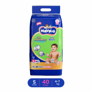 Navilo Soft & Comfort Criss Cross 3-Layer Baby Diaper - Pants Style Diapers