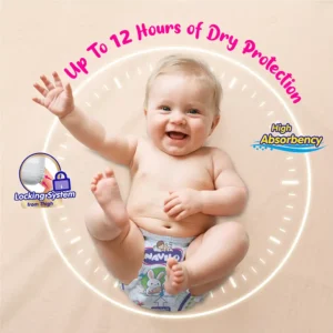 Navilo Premium Baby Diaper Pants, 3X Leak Protection, Criss Cross Layer