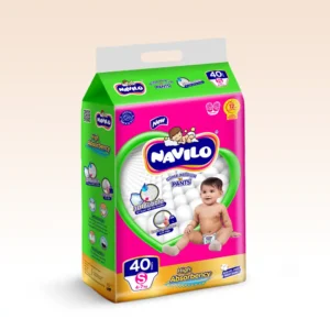 Navilo Premium Baby Diaper Pants, 3X Leak Protection, Criss Cross Layer