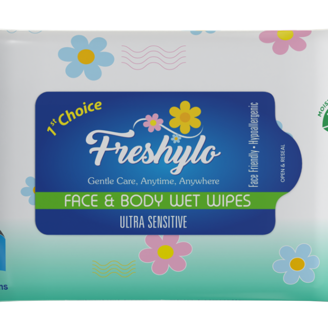 Freshylo Refreshing Face Wipes front view