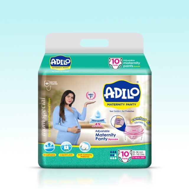 Adilo Adjustable Maternity Panty (10 Pack) – 4X Quick Dry & 360° Leak Protection