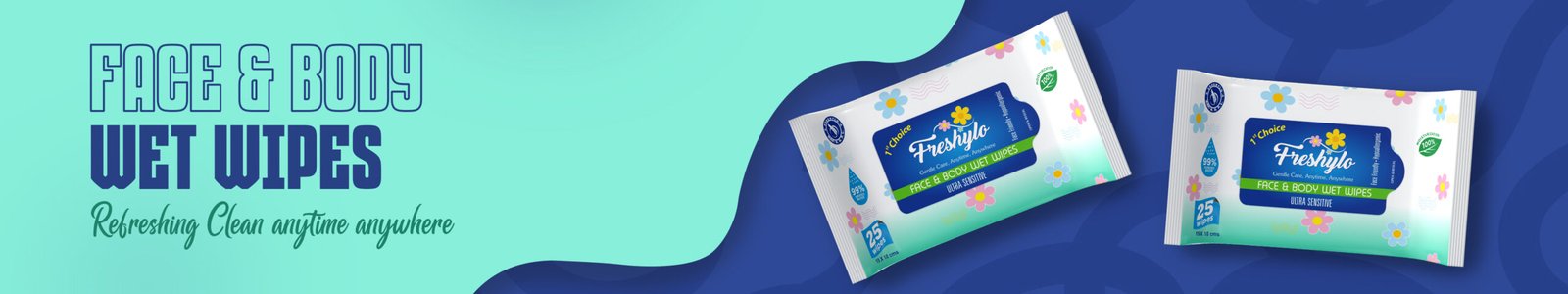 Face & Body Wipes Banner