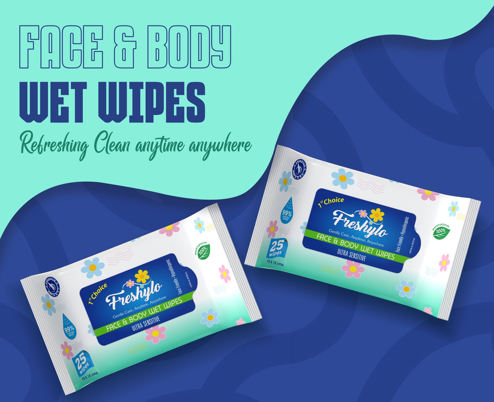 Face & Body Wipes Banner