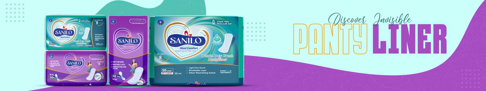Panty Liners Banner