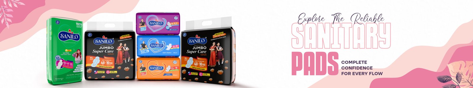 Sanitary Pads Banner